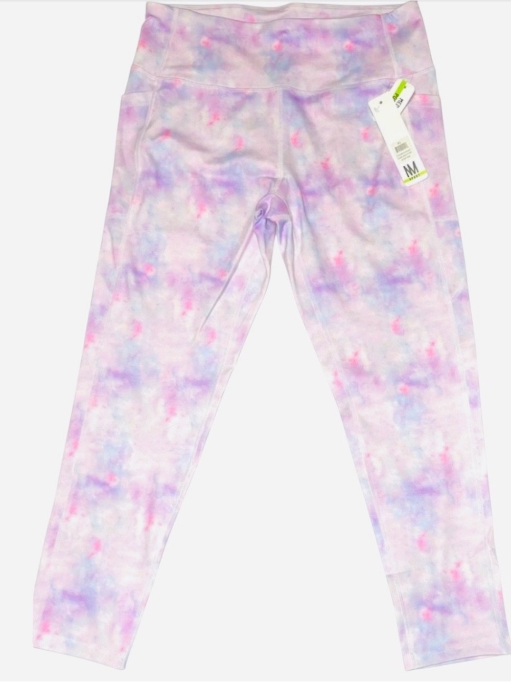 NICOLE MILLER SPORT MEDIA POCKET LEGGING ACTIVEWEAR WOMENS PINK COLOR SIZE XL **
